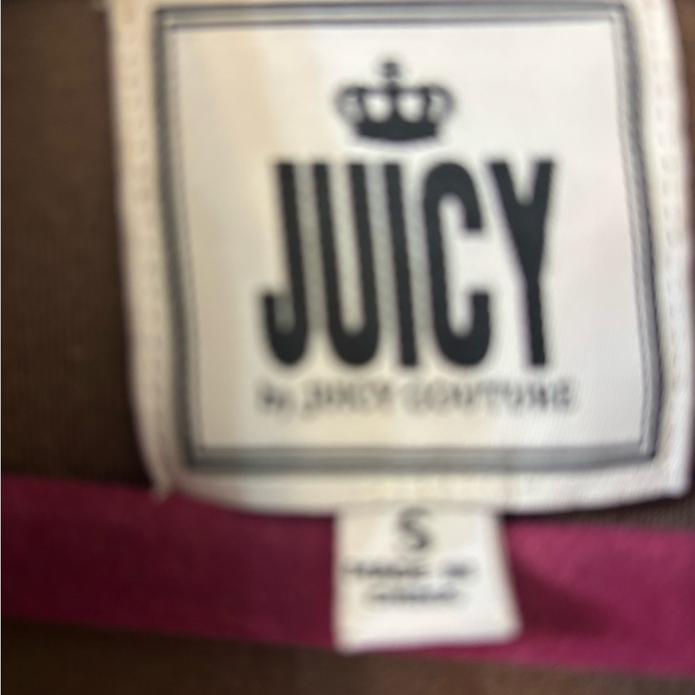 Juicy Couture Chocolate Velour Hoodie Set - Picture 4 of 7